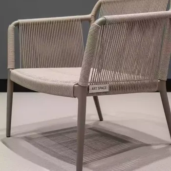 Аренда Стул плетеный из роупа MAR CH 001 W Mua beige beige035 в Pullman Sochi Centre — ART SPACE