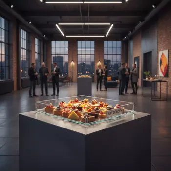 Аренда Блюдо прямоугольное прозрачное 37х50 см в Gamma Sirius — ART SPACE