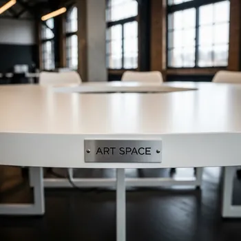 Аренда Переговорный стол круглый белый 150 см в Bridge Resort — ART SPACE
