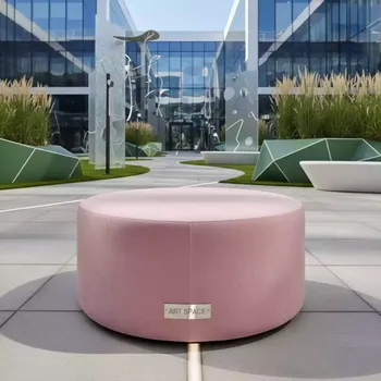 Аренда Пуфик круглый пудровый SHAPE в Courtyard by Marriott Sochi — ART SPACE
