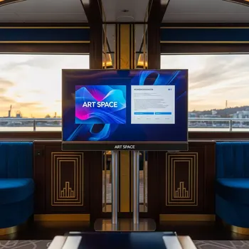 Аренда Телевизор коммерческий iVi FHD D 49 на VIP теплоходе (Морпорт Сочи) — ART SPACE