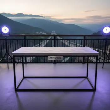 Аренда Стол Лидер 1 1200х600 каркас черный под бетон в Skypark Sochi — ART SPACE