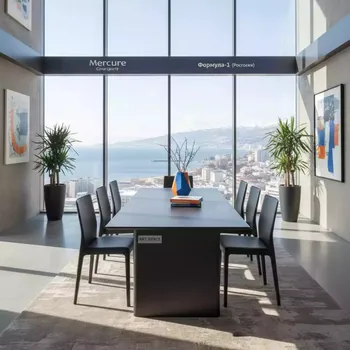 Аренда Обеденная группа на 6 персон Indoor 4SiS 2419 dark в Mercure Сочи Центр — ART SPACE