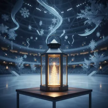 Аренда Фонарь новогодний Winter Glade Ёлочка F20 2 в ледовом дворце «Большой» — ART SPACE