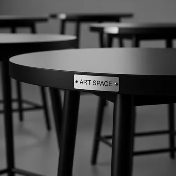 Аренда Столы круглые черные в санатории «Сочи» — ART SPACE