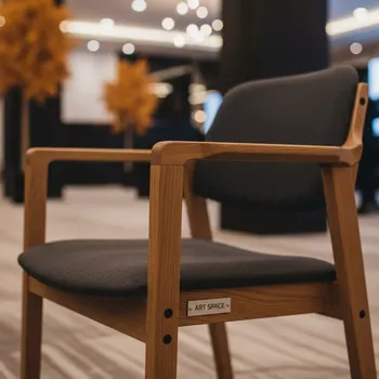 Аренда Стул деревянный с обивкой Slot L GL в Radisson Hotel Rosa Khutor — ART SPACE