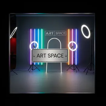 Аренда ТикТок фотозона в ресторане «Высота 5642» — ART SPACE