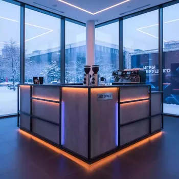 Аренда Стойка барная для сети кофеен "Идеальная Чашка" в Radisson Blu Resort & Congress Centre — ART SPACE