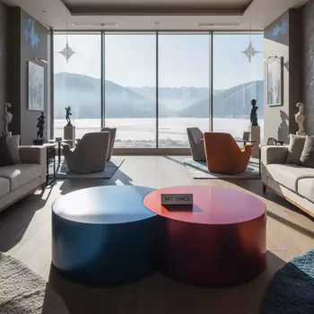 Аренда Столик кофейный металлический Colour в Imeretinskiy Hotel — ART SPACE