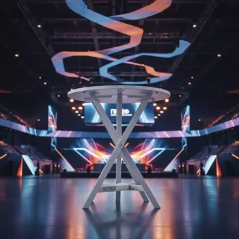 Аренда Стол пластиковый коктейльный складной 800 мм в Red Arena — ART SPACE