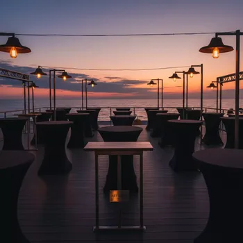 Аренда Чехол стретч черный на пляже «Мандарин» — ART SPACE