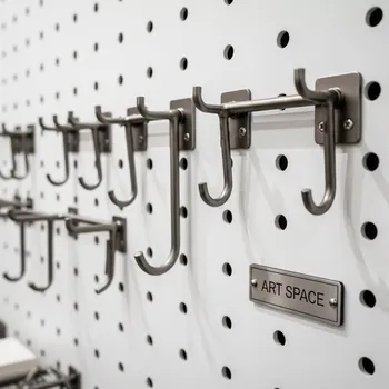 Аренда Набор держателей для инвентаря для перфорированной стенки в Gamma Sirius — ART SPACE