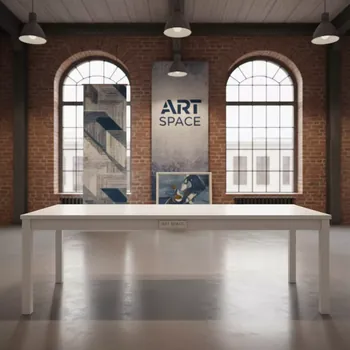 Аренда Стол Лидер 2 2400х900 белый в Omega Sirius — ART SPACE