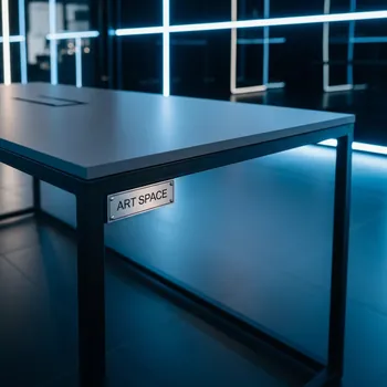 Аренда Стол Лидер 1 серый черный 1500х800 мм в ОКЦ «Галактика» — ART SPACE
