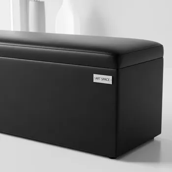 Аренда Банкетка черная из экокожи 110х55х38 см в Mercure Сочи Центр — ART SPACE