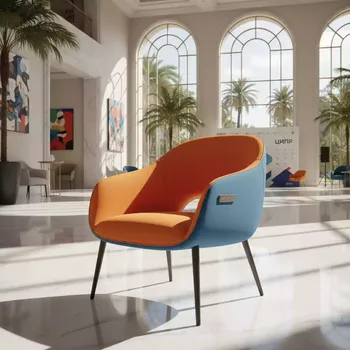 Аренда Полукресло Лилия оранжево голубой в Rodina Grand Hotel & SPA — ART SPACE