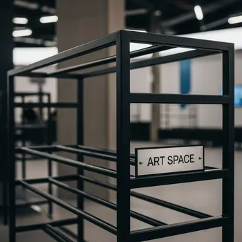 Аренда Стеллаж для одежды открытый в Керлинговом центре «Ледяной куб» — ART SPACE