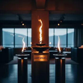 Аренда Левитирующие свечи на курорте «Газпром» (Альпика) — ART SPACE
