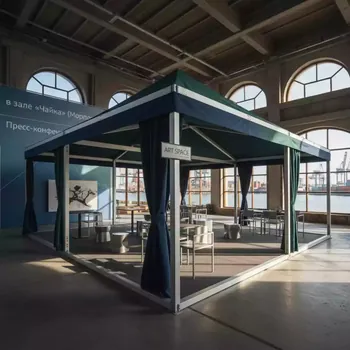 Аренда Шатры для пикника в зале «Чайка» (Морпорт) — ART SPACE
