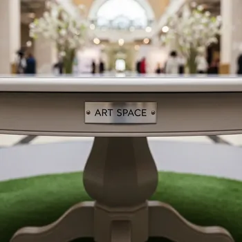 Аренда Стол обеденный круглый Rotang Lux Malaga D 130 в Delta Sirius — ART SPACE