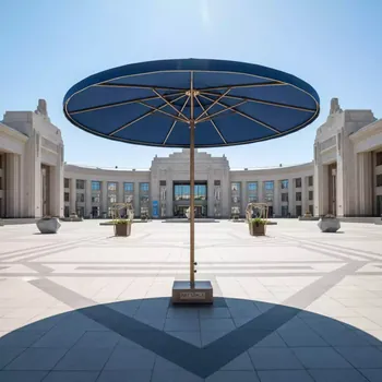 Аренда Зонт дизайнерский Kosmos Round диаметр 3,3 м на Медальной площади — ART SPACE