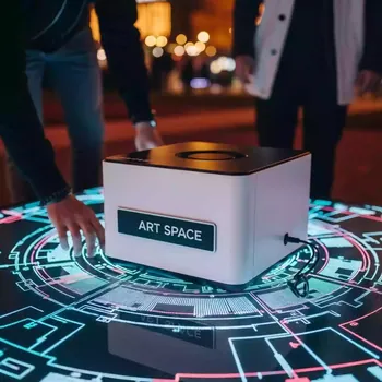 Аренда Пол интерактивный InterTouch 4 1 мобильная версия на Медальной площади — ART SPACE