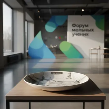 Аренда Блюдо Serf круглое диаметр 21 см в ресторане «Voda» — ART SPACE
