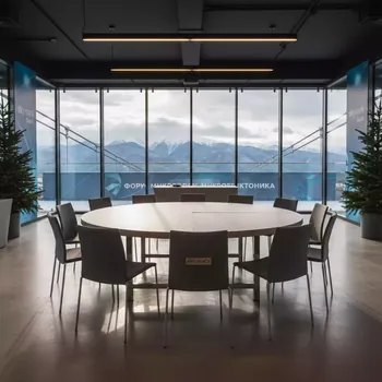 Аренда Стол банкетный складной круглый 150 см в Skypark Sochi — ART SPACE