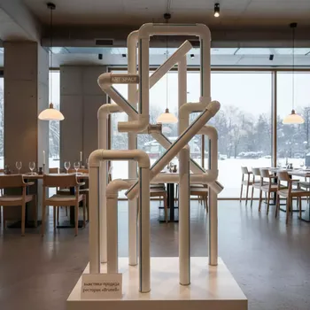 Аренда Трубы металлопластиковые и фитинги в ресторане «Brunello» — ART SPACE