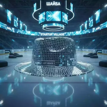 Аренда Шляпа зеркальная в стиле диско в ледовой арене «Шайба» — ART SPACE