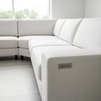 Аренда Диван угловой California white белый в Green Flow Hotel — ART SPACE