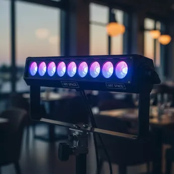 Аренда Панель светодиодная Anlight ANLT3126A 7RGBW LED bar в ресторане «Магеллан» — ART SPACE