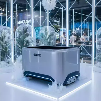 Аренда Кашпо пластиковое на колесах Vineyard в ресторане «Магадан» — ART SPACE