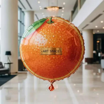 Аренда Шар фольгированный круглый Апельсин в Pullman Sochi Centre — ART SPACE
