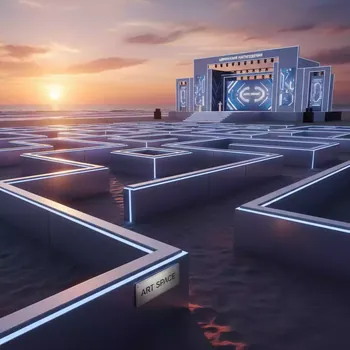 Аренда Ограждения ИСО евро 2х3 м на пляже «Маяк» — ART SPACE