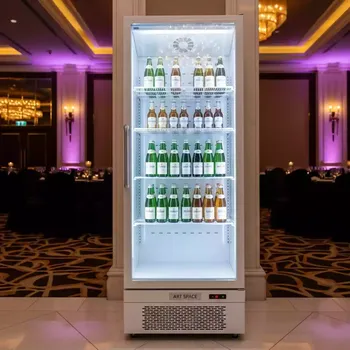 Аренда Холодильник шкаф с прозрачной дверью Polair 500 л в Mövenpick Hotel — ART SPACE