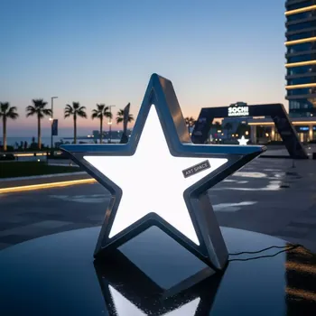 Аренда Звезда декоративная 50 см в Grand Karat Sochi — ART SPACE