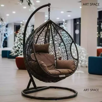 Аренда Кресло подвесное AFM 201A XL цвет коричневый в Mövenpick Hotel — ART SPACE