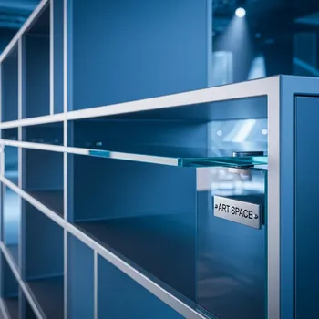 Аренда Полка стеклянная для барной стойки Break Line Glass Shelf в конгресс-холле отеля Жемчужина — ART SPACE
