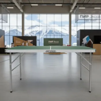 Аренда Стол складной Виктория 120 зеленый на площадке Rosa Peak (2320м) — ART SPACE