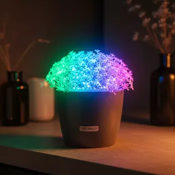 Аренда Кашпо светящееся Lumb 220V RGB в Stella di Mosca — ART SPACE