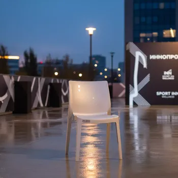 Аренда Стул Орион жемчужный пластиковый в Sport Inn Hotel & Wellness — ART SPACE