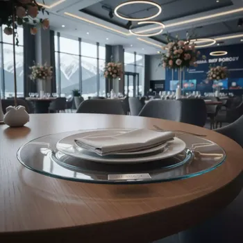 Аренда Тарелка подстановочная Хани стеклянная 32 см в Sochi Marriott Krasnaya Polyana — ART SPACE