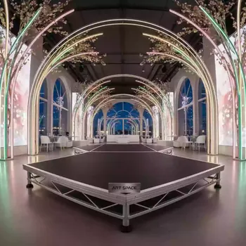 Аренда Станок сценический ступень 2х0,5 м в банкетном зале «Дельфин» — ART SPACE