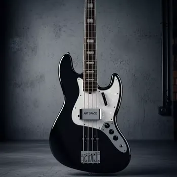 Аренда Бас гитара Jolana Jazz Bass черно белая в Сириус Арене — ART SPACE