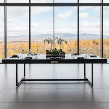 Аренда Стол Black Loft 240х100 в Сочи Парк Отеле — ART SPACE