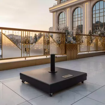 Аренда База утяжелительная для зонта с колесами BUD 8080BS 32 кг в Pullman Sochi Centre — ART SPACE