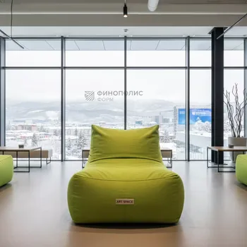 Аренда Кресло мешок Beanbag цвета лайм в Radisson Collection Paradise — ART SPACE