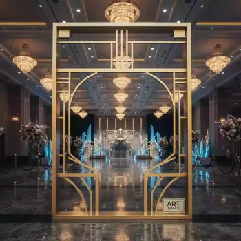 Аренда Каркас золотой 3х4 м в Delta Sirius — ART SPACE