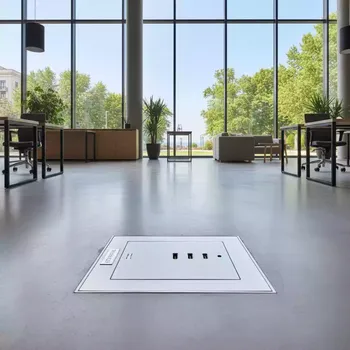 Аренда Кабельный лючок IDB 200 MS с розеткой HDMI USB C USB зарядкой в City Park Hotel Sochi — ART SPACE